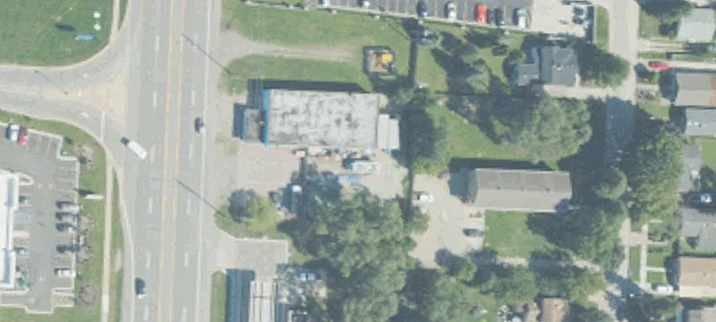 Former Retail Endcap with Drive-Thru
