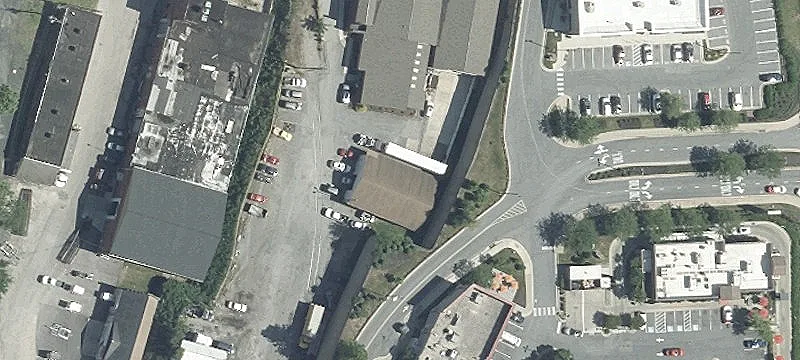 Warehouse with Fenced Outside Storage
