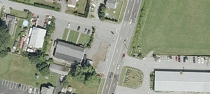 Commercial Land with Storage Shed