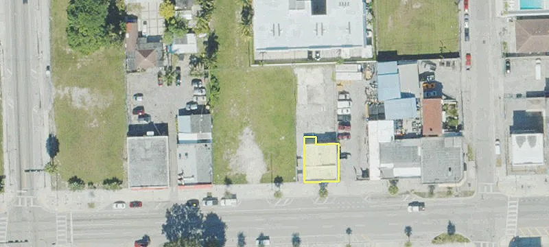 Paved Yard on Flagler Street
