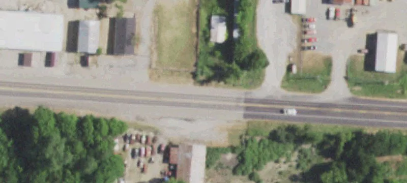Highway Intersection Commercial Building