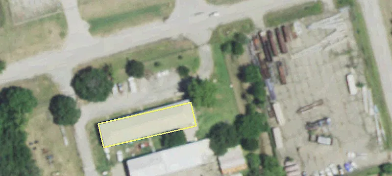 Durable Warehouse with Concrete Parking