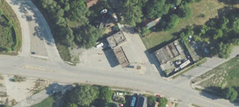 Gas Station Near Future Bridge