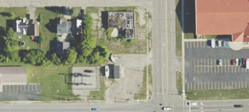 Corner Lot with Two Buildings