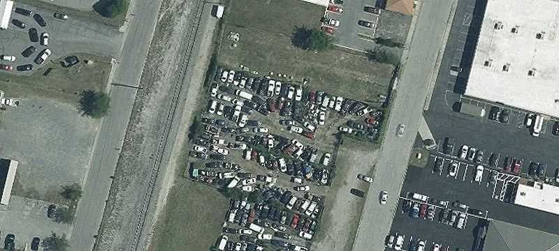 Fenced Commercial Lot in Salisbury