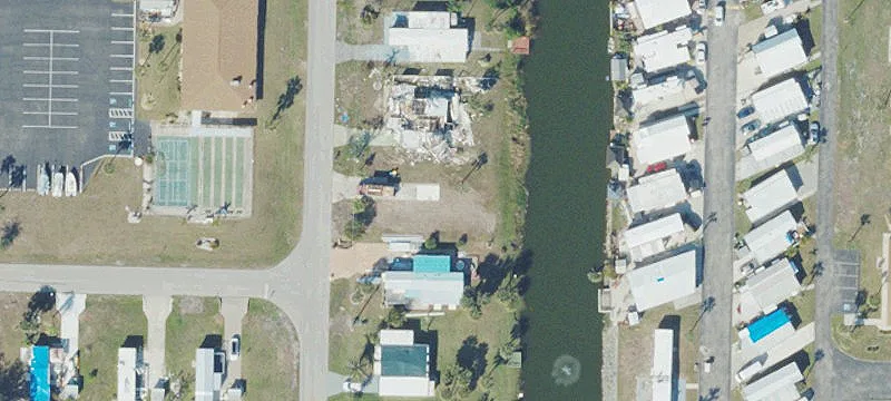 Canal Lot in 55+ Community