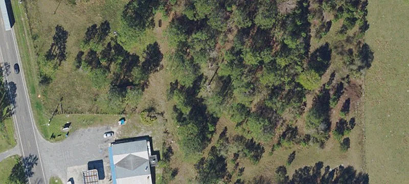 Cleared Land on State Road
