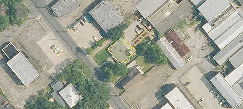 Office Building with Parking Lot