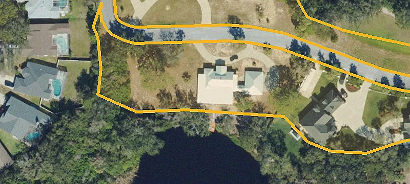 Lakefront Lot in Tarpon Springs