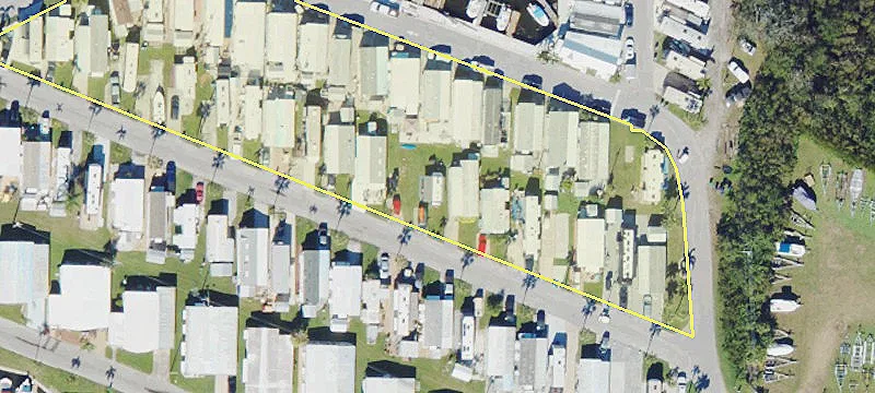 Paved RV Lot in Community