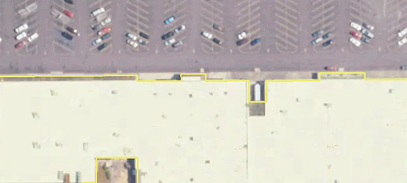 Retail Buildings on Corner Lot
