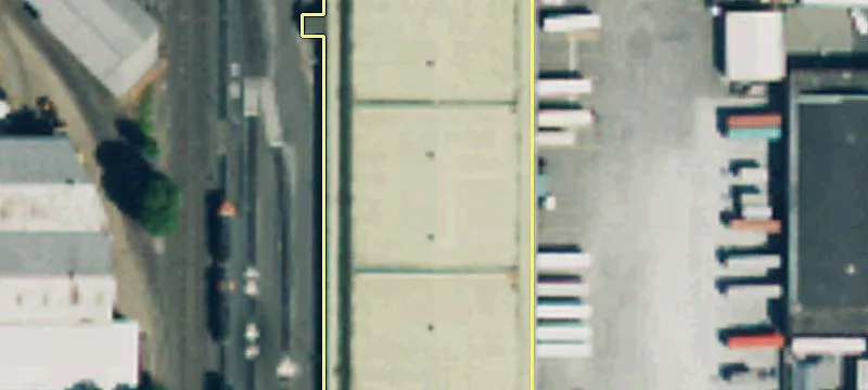Paved, Fenced Truck Yard