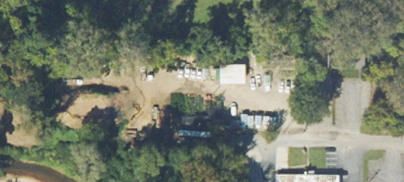 Fenced Industrial Lot with Office