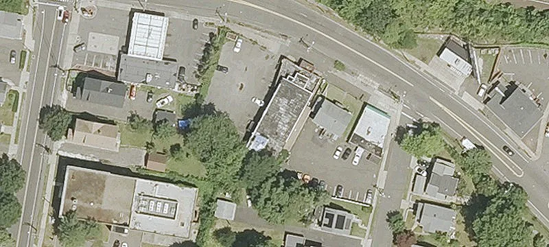 Iconic Theater with Parking Lot