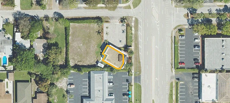 Upgraded Office Building with Vacant Lot