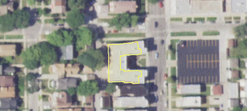 South Shore Courtyard Apartment Building