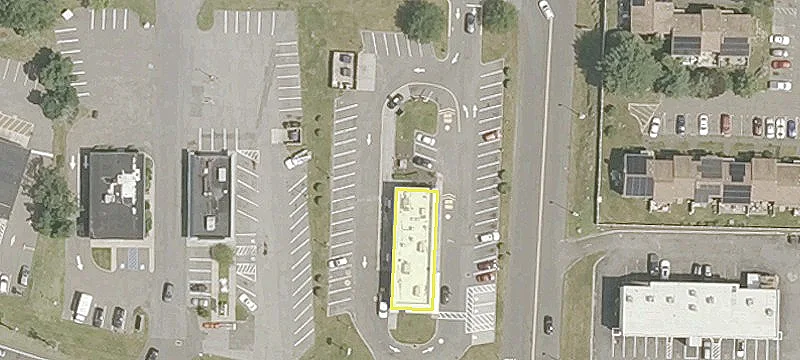 Retail Space in Redeveloped Center