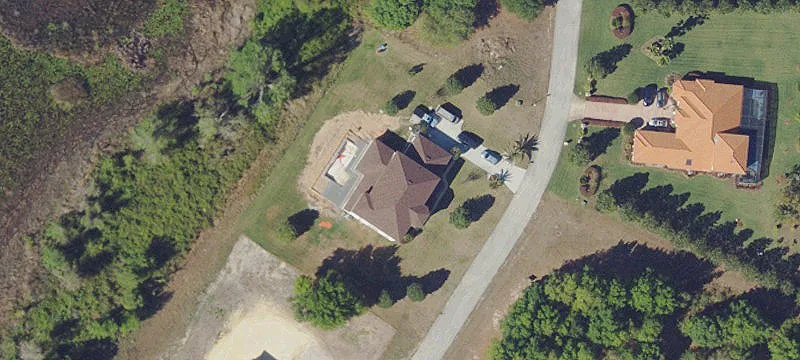 Acreage Lot in Cul-de-Sac