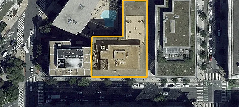 Office Building with Private Rooftop Lounge