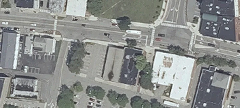 Two-Story Commercial Building with High Traffic