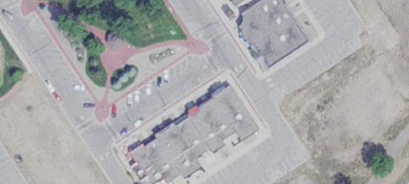 End-Cap Retail Building
