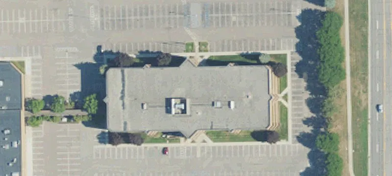 Renovated Office Building with Monument Signage