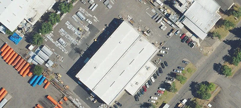 Industrial Warehouse with Fenced Yard