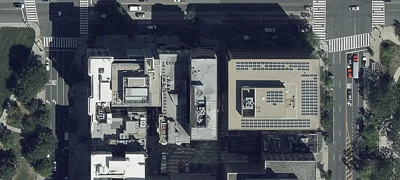Modern Office Building with High-Speed Elevators