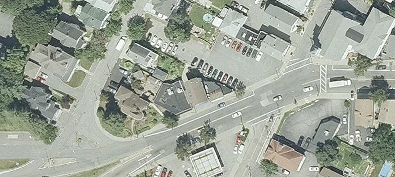 Mixed-Use Building with Off-Street Parking