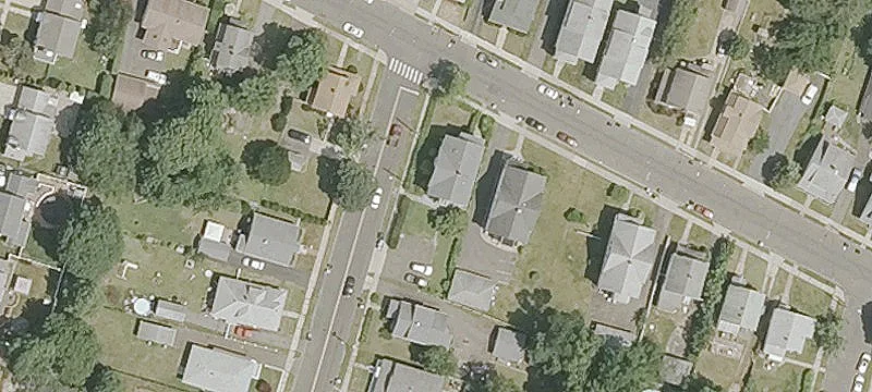 Corner-Lot Three-Unit Residential Building