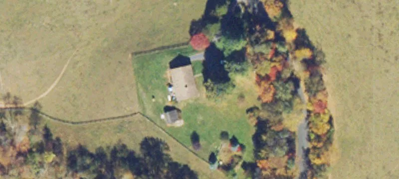 Horse Farm with Bank Barn