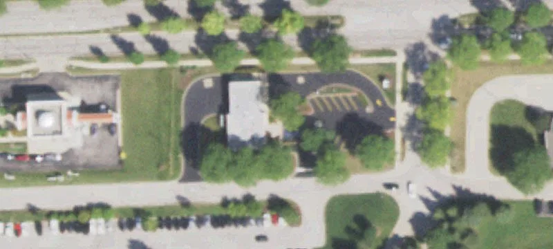 Freestanding Drive-Through Bank Building