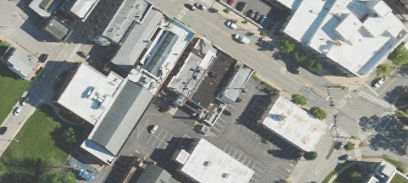 Corner Three-Story Restaurant Building