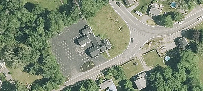 Corner Lot Funeral Home Building