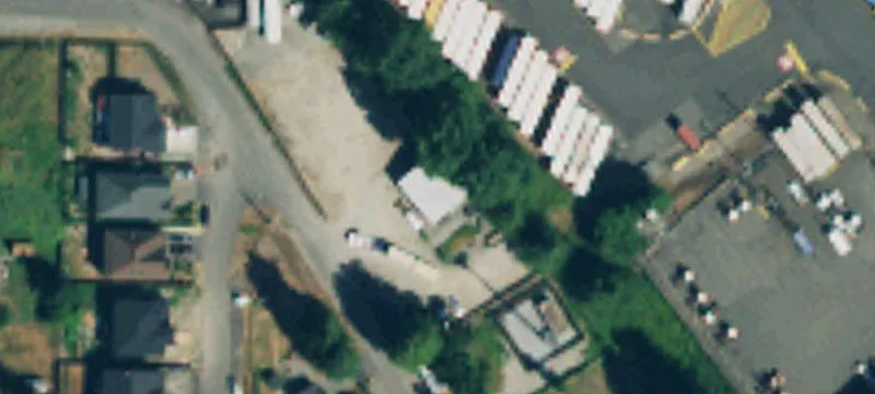 Secured Graveled Industrial Yard