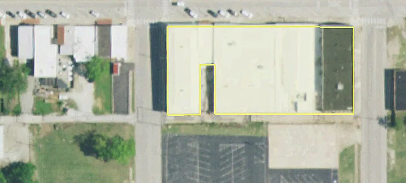 Two-Story Corner Commercial Building