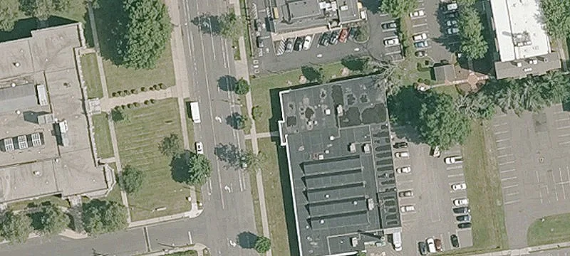 Single-Story Brick Office Building