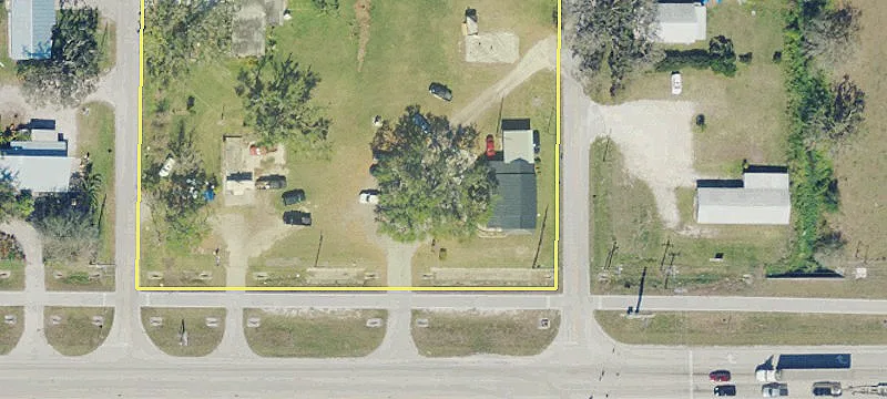 Corner Commercial Land with Office