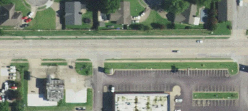 Community Shopping Center with Pylon Signage