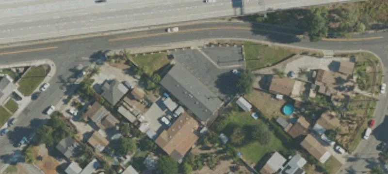 Fenced Office Building with Parking
