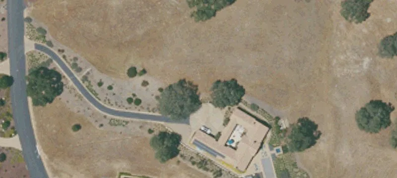 Gated Estate Lot with Oak Trees