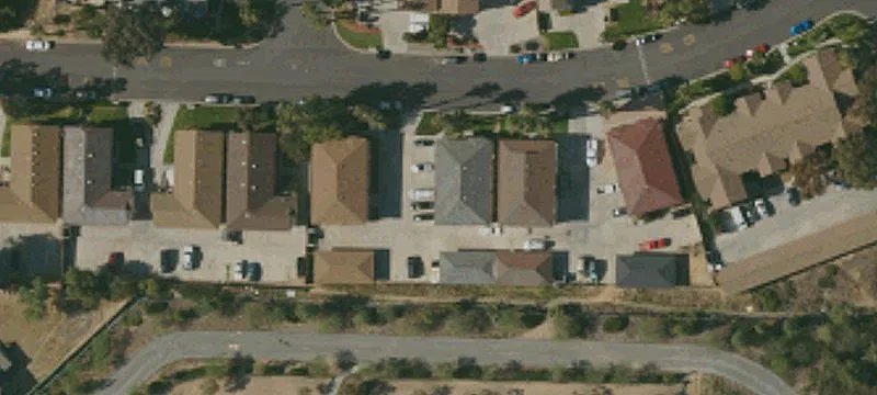 Fourplex with Single-Car Garages