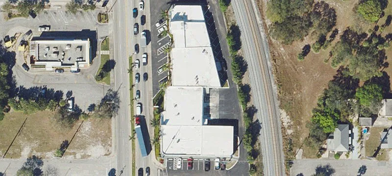 Retail Shopping Center with Front Parking