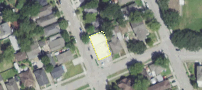 Corner-Lot Retail and Office Building