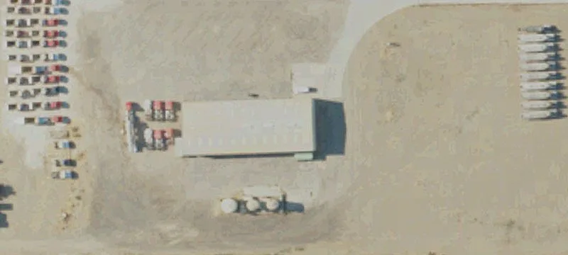 Fenced Truck Yard and Shop