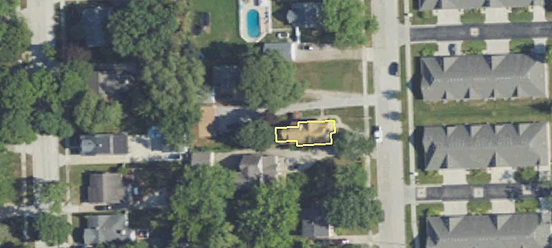 Brick Duplex with Three-Car Garage