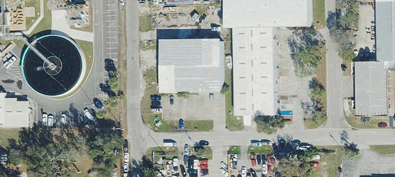 Warehouse with Inside and Outside Storage