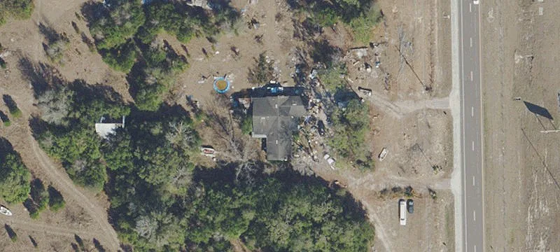 Partially Cleared Residential Development Land