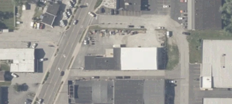 Commercial Building with Overhead Doors