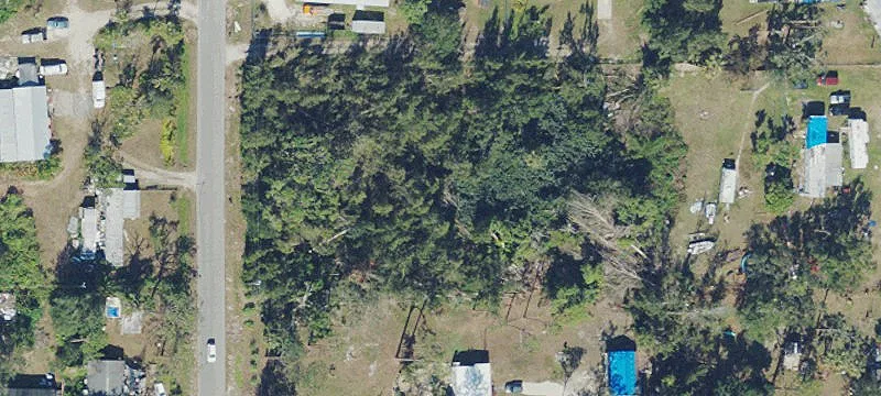 Fenced Residential Development Lot